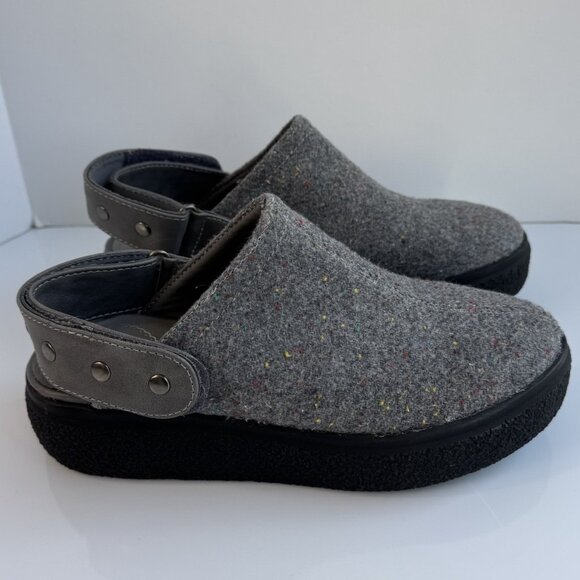 Rocket Dog Adore Flatform Clog Mule Gray Felted Wool Womens 7 - Picture 11 of 11